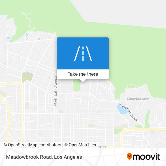 Meadowbrook Road map