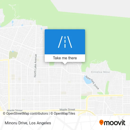 Minoru Drive map