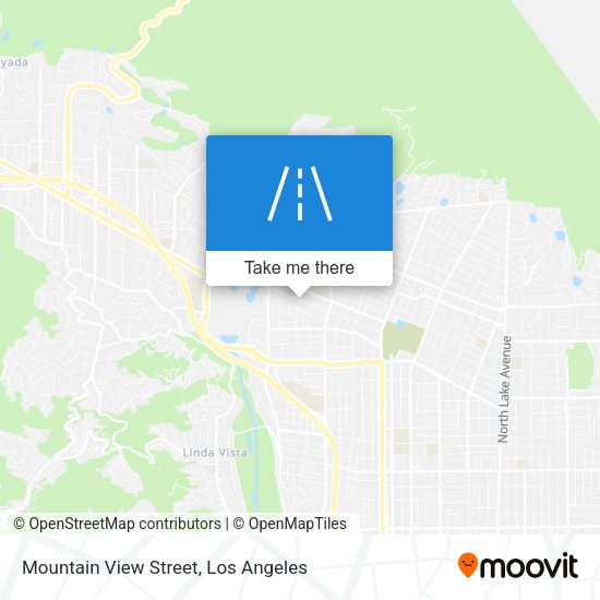 Mapa de Mountain View Street
