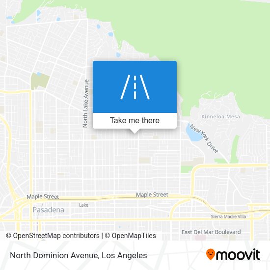 Mapa de North Dominion Avenue