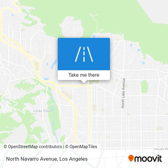 Mapa de North Navarro Avenue