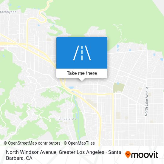 Mapa de North Windsor Avenue