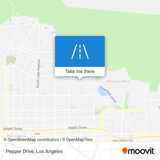 Mapa de Pepper Drive