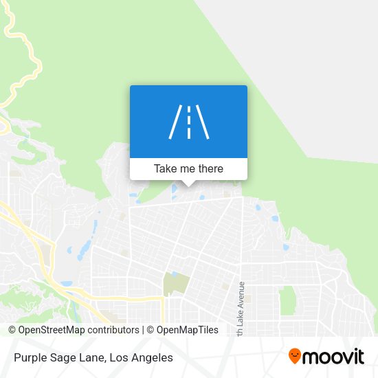 Purple Sage Lane map