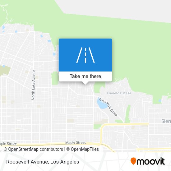 Mapa de Roosevelt Avenue
