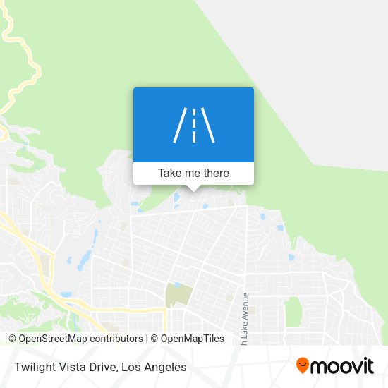 Mapa de Twilight Vista Drive