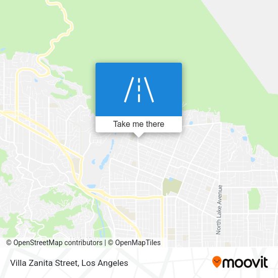 Mapa de Villa Zanita Street