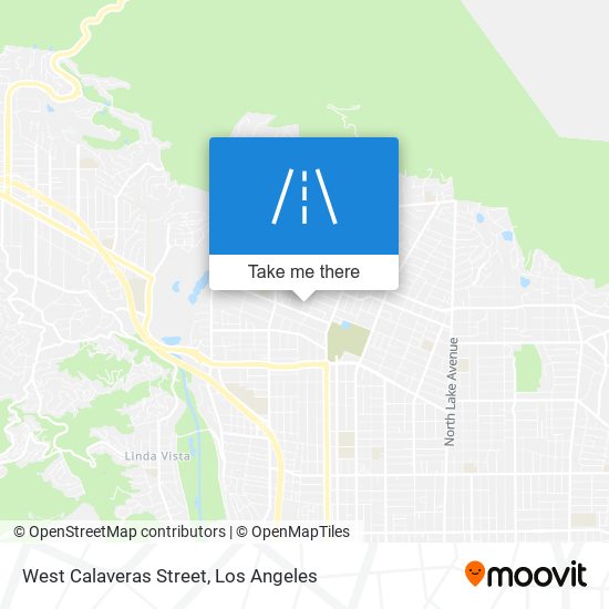 Mapa de West Calaveras Street