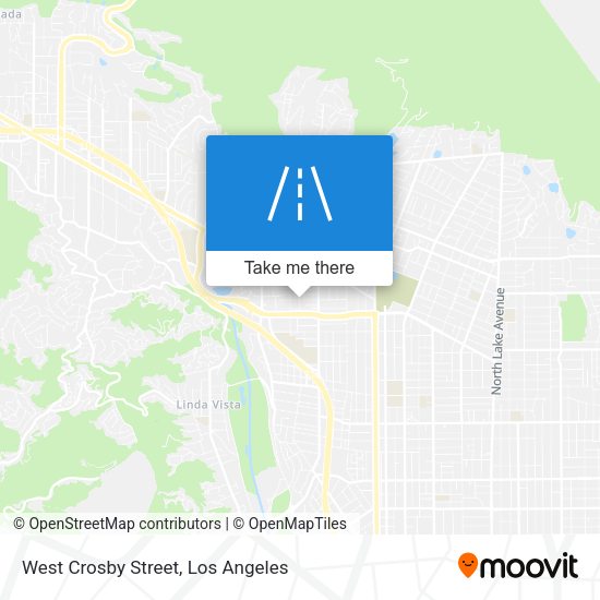 West Crosby Street map