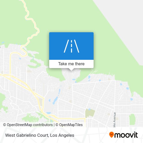 Mapa de West Gabrielino Court