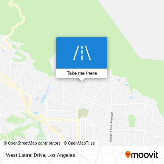 Mapa de West Laurel Drive