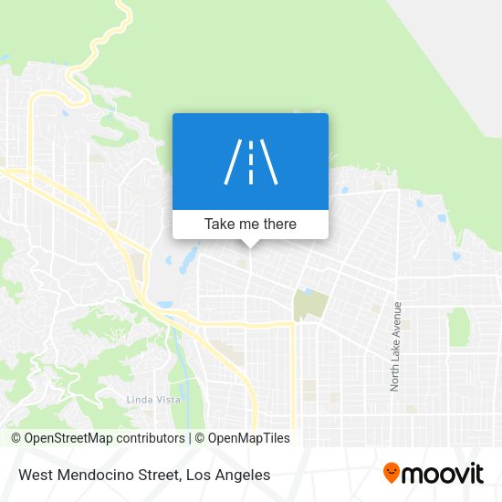 West Mendocino Street map