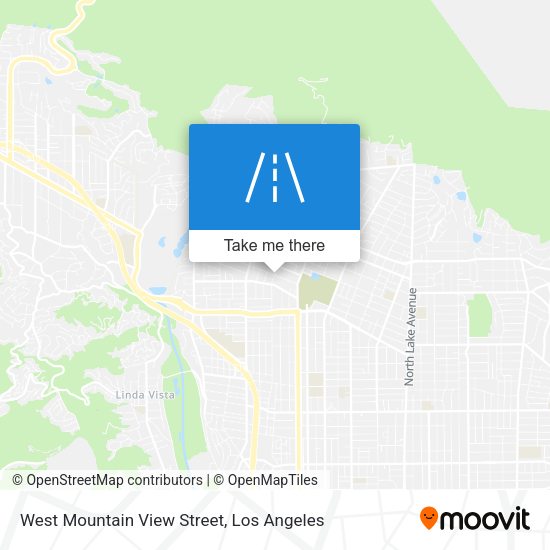 Mapa de West Mountain View Street