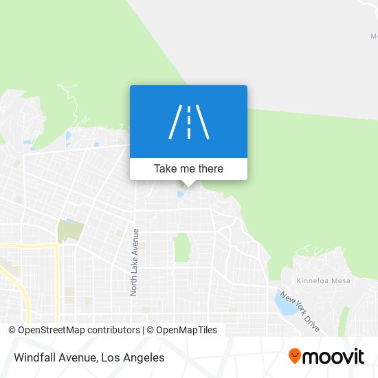 Windfall Avenue map