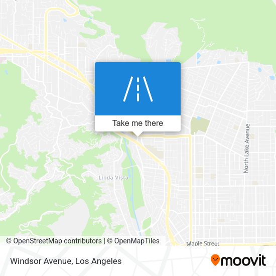 Mapa de Windsor Avenue
