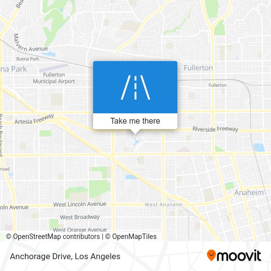 Anchorage Drive map