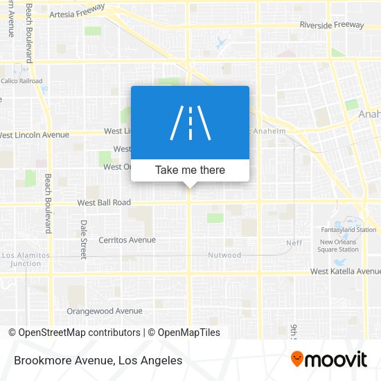 Brookmore Avenue map