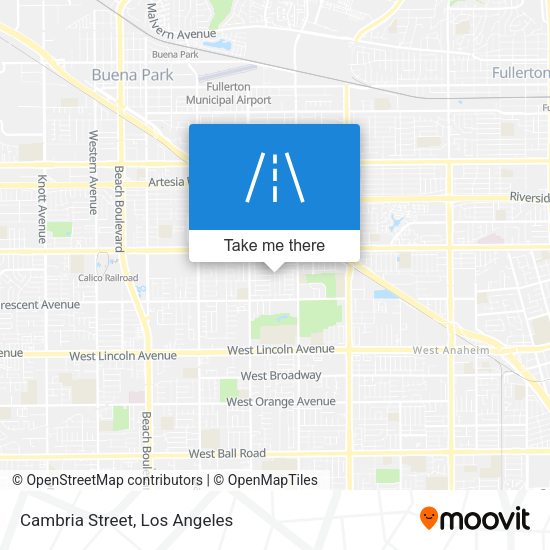 Mapa de Cambria Street