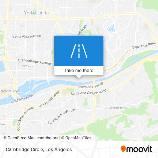 Mapa de Cambridge Circle