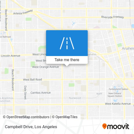 Mapa de Campbell Drive