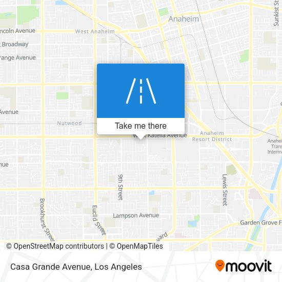 Mapa de Casa Grande Avenue