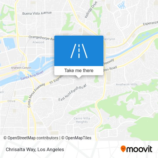 Chrisalta Way map