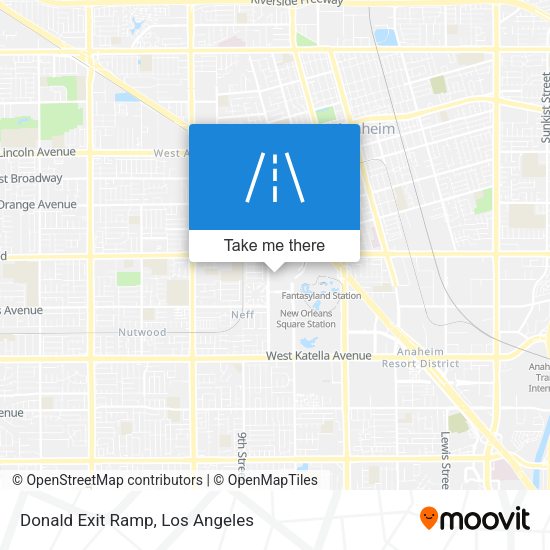 Donald Exit Ramp map