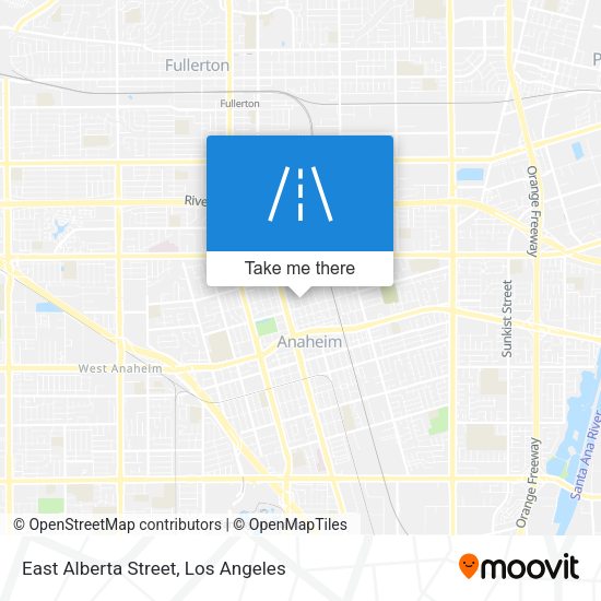 East Alberta Street map