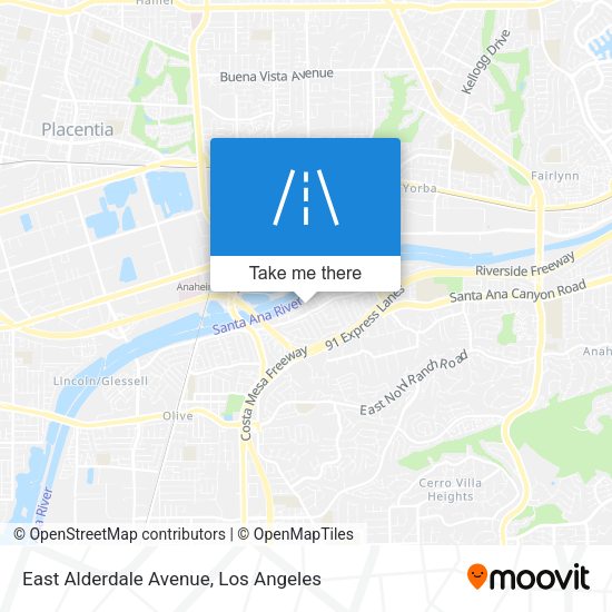 Mapa de East Alderdale Avenue