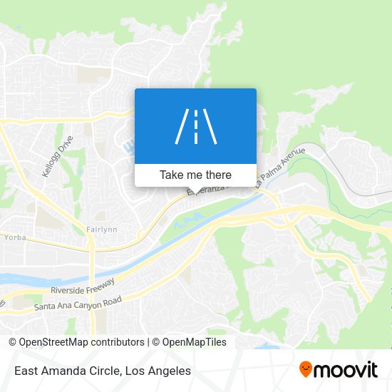 Mapa de East Amanda Circle