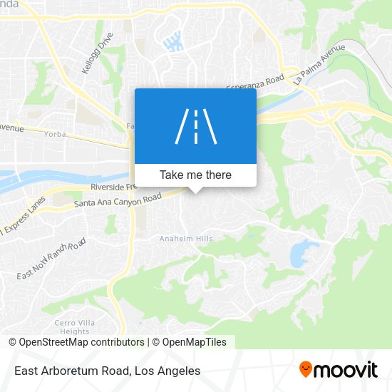 Mapa de East Arboretum Road