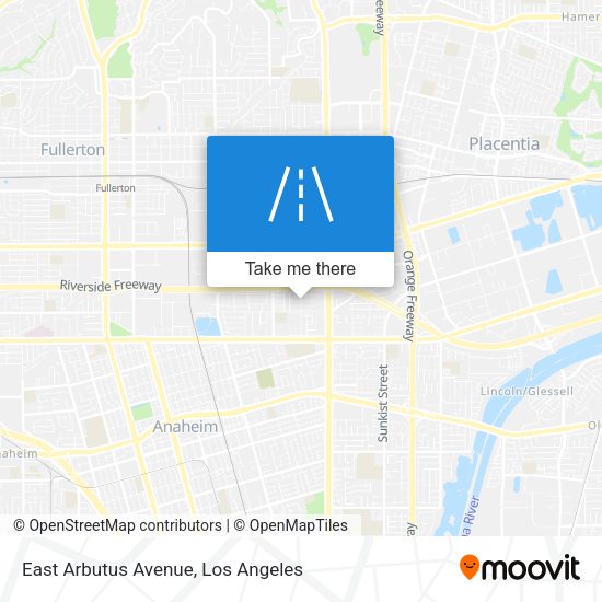 East Arbutus Avenue map