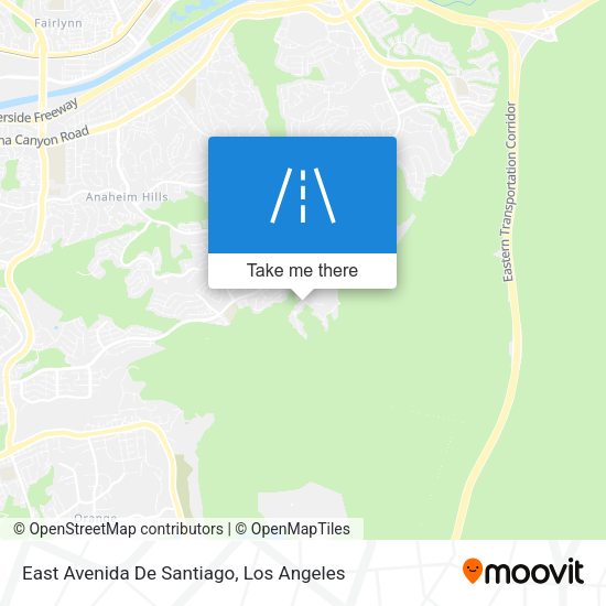 East Avenida De Santiago map