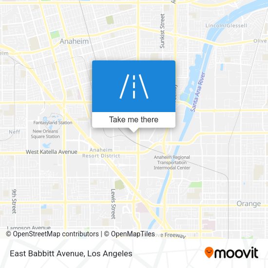East Babbitt Avenue map