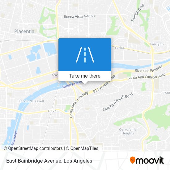 East Bainbridge Avenue map