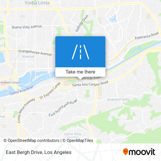 Mapa de East Bergh Drive
