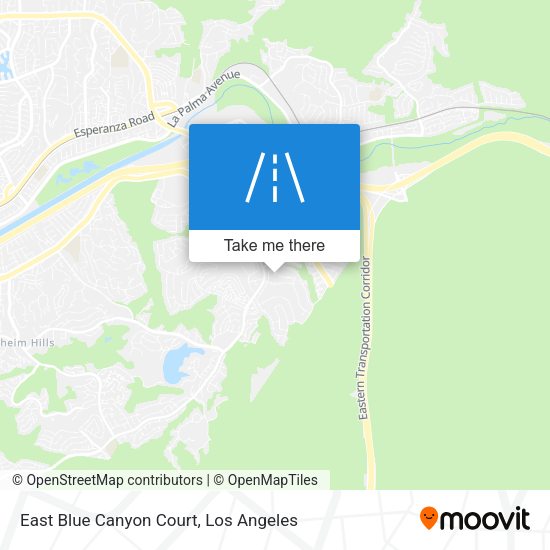 East Blue Canyon Court map