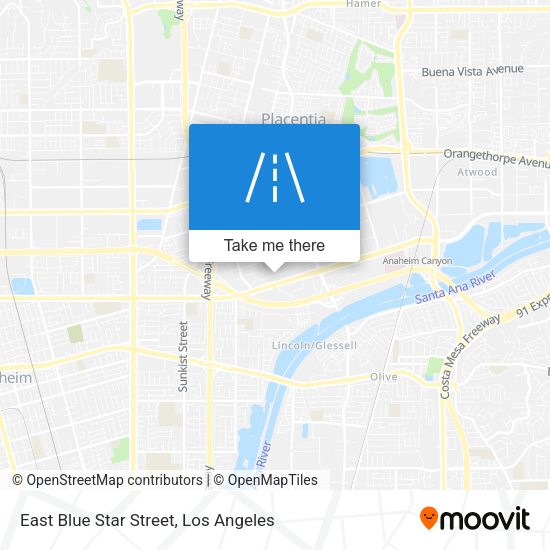 East Blue Star Street map