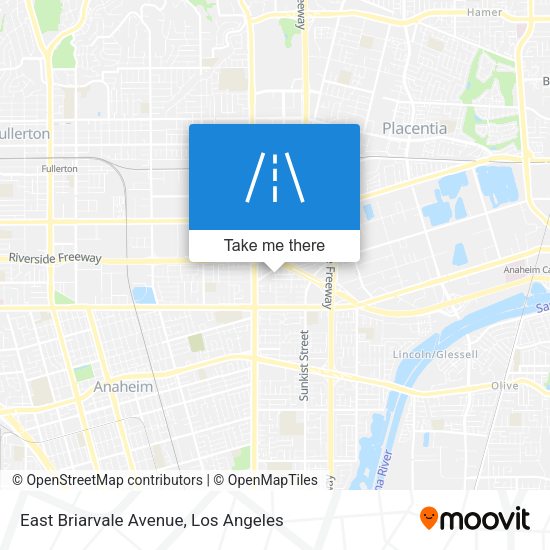 East Briarvale Avenue map