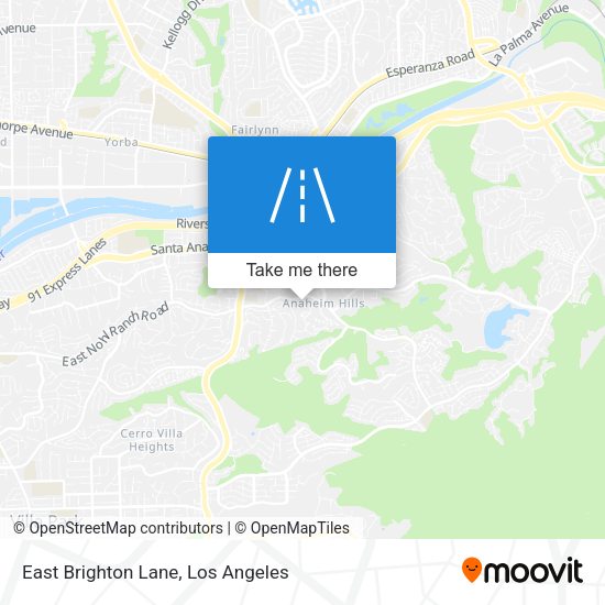 Mapa de East Brighton Lane
