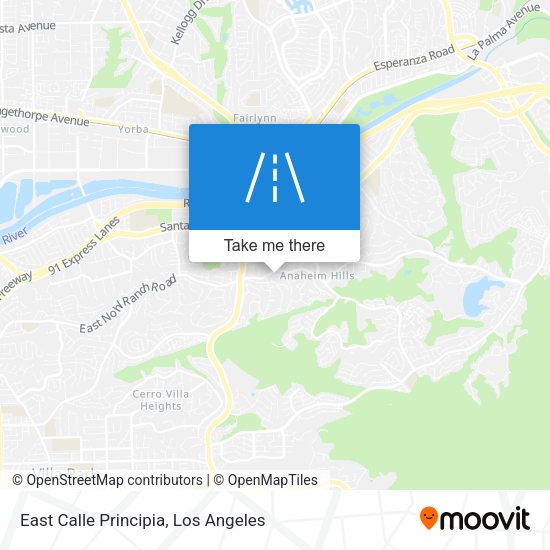 East Calle Principia map
