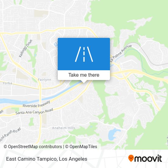 Mapa de East Camino Tampico