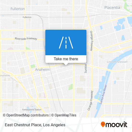East Chestnut Place map