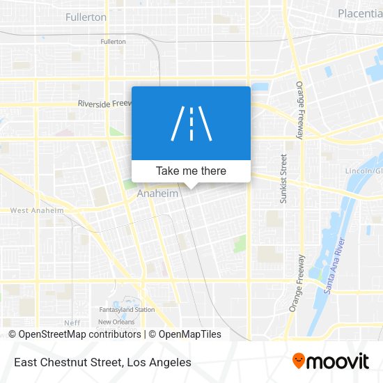 Mapa de East Chestnut Street