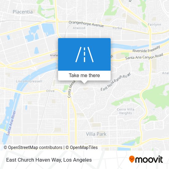 East Church Haven Way map