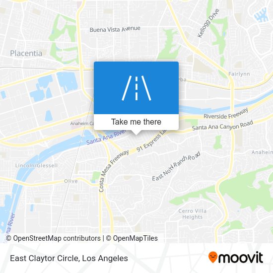 Mapa de East Claytor Circle