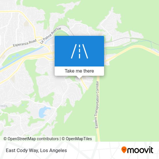Mapa de East Cody Way