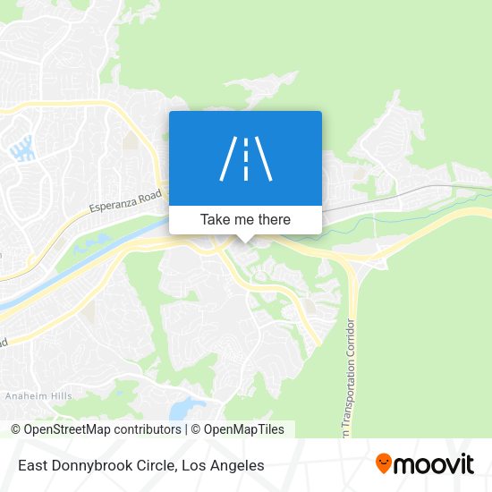 East Donnybrook Circle map