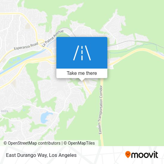 East Durango Way map