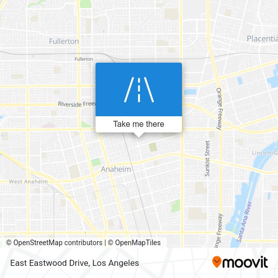 Mapa de East Eastwood Drive
